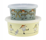 Pippi Snackbox RPET Cirkus 2-pack