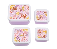 Lunch & snack box set - Flower garden 