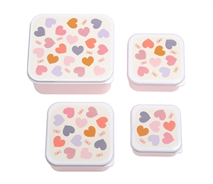 Lunch & snack box set - Animal friends 